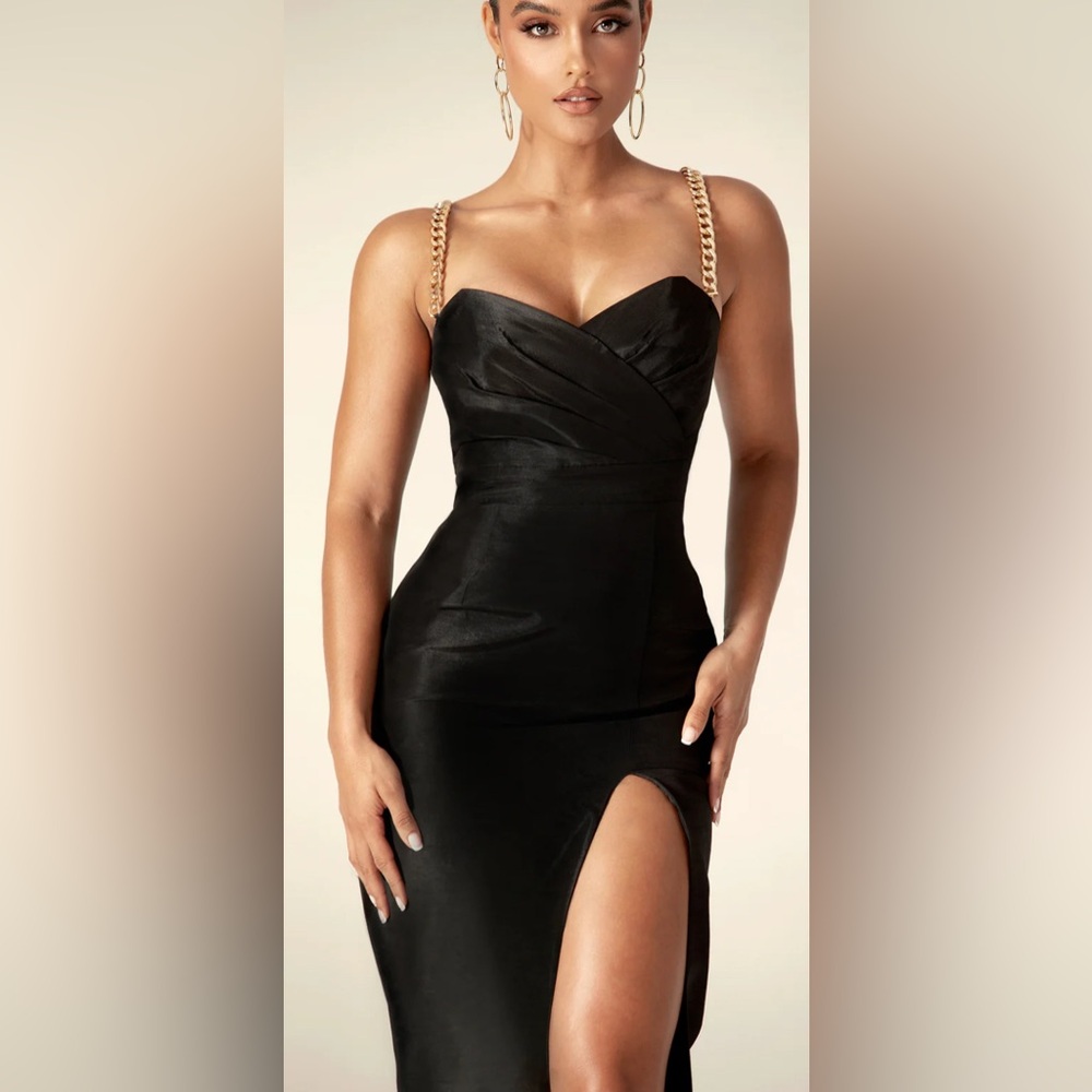 Elegant Silk Evening Dress